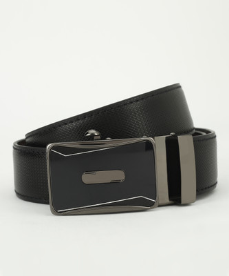 LOOPA Men Formal, Casual, Evening, Party Black Artificial Leather Reversible Belt