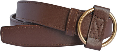 METRONAUT Women Casual Brown Synthetic Belt