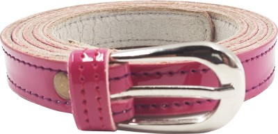 Exotique Women Casual, Evening, Party Pink Artificial Leather Belt