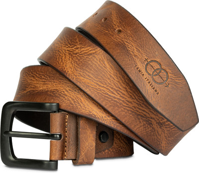 Lamia Italiana Men Casual, Evening, Party Brown Genuine Leather Belt