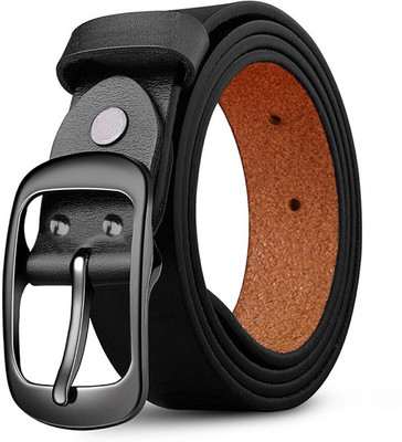 Roadster Men Formal, Casual, Party, Evening Black Genuine Leather Belt