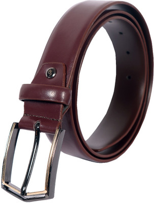 Leather Patta Men Formal Brown Genuine Leather Belt