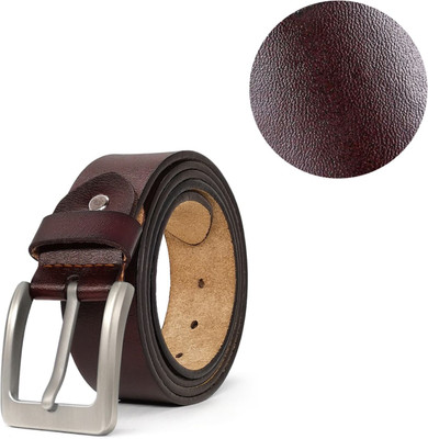 zeepzopne Men & Women Casual, Evening, Formal, Party Brown Genuine Leather Belt