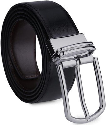 A K Daller Fashion Men & Women Casual, Evening, Formal, Party Black Genuine Leather Reversible Belt