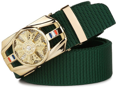 BPRIED Men Casual Green Nylon Belt