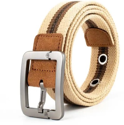 ZACHARIAS Men Casual, Formal Beige Fabric Belt