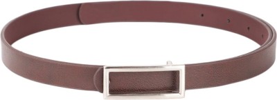 Crusset Women Casual Brown Artificial Leather Belt