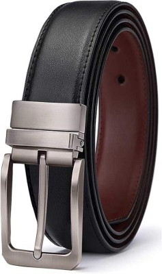 Niddleman Fashion India Men Casual, Evening, Party Black, Brown Artificial Leather Reversible Belt