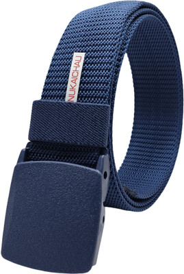 NUKAICHAU Boys Casual, Evening, Party Blue Nylon Belt