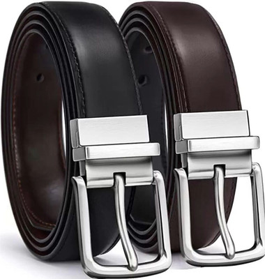 KIMY Men Casual, Evening, Formal, Party Multicolor Artificial Leather Reversible Belt