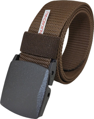 NUKAICHAU Men & Women Casual, Evening, Party Brown Nylon Belt
