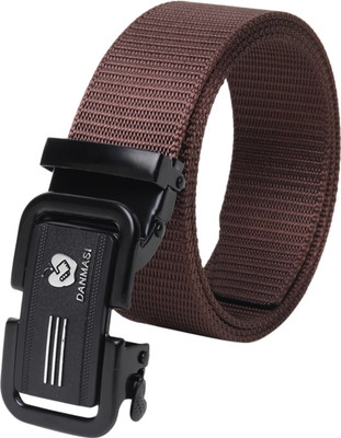 ShopGlobal Men Casual, Evening, Formal, Party Brown Nylon Belt