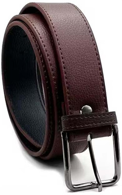 FEELPZONE Men & Women Casual, Formal, Party Brown Artificial Leather, Synthetic Belt
