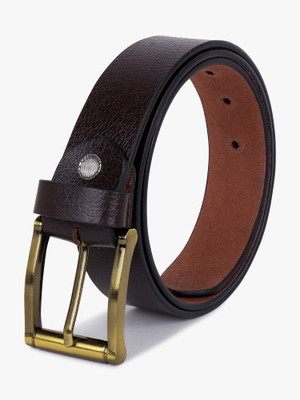 Roadster Men Formal, Casual, Evening, Party Brown Genuine Leather Belt