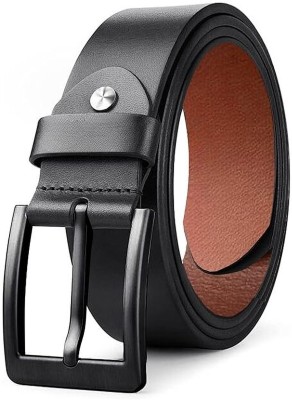 Kolva Men Black Artificial Leather Belt