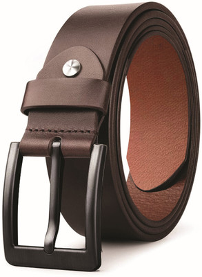 PROVOGUE Men Formal, Casual, Party Brown Genuine Leather Belt