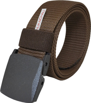 NUKAICHAU Boys & Girls Casual, Evening, Party Brown Nylon Belt