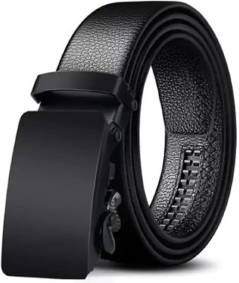 Niddleman Men Evening, Party Black Artificial Leather Belt