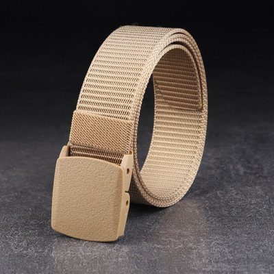 zaphod Men Beige Nylon Belt