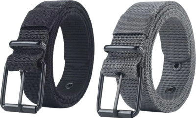 DARKLEATHERIS Men Casual, Evening, Formal Multicolor Nylon Belt