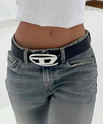 xelcis Men & Women Casual, Evening, Formal, Party Black Genuine Leather Reversible Belt