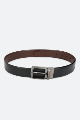 Allen Solly Men Casual Black Genuine Leather Reversible Belt