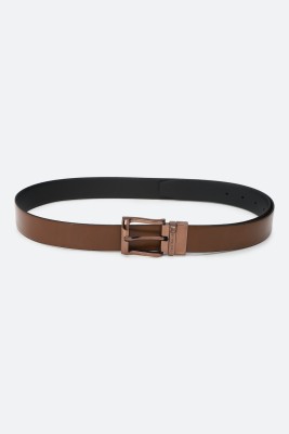 LOUIS PHILIPPE Men Casual Brown Genuine Leather Reversible Belt