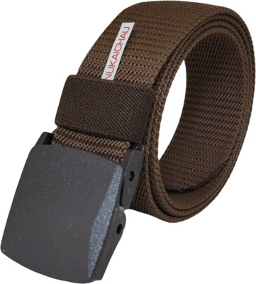 NUKAICHAU Boys & Girls Casual, Evening, Party Brown Nylon Belt