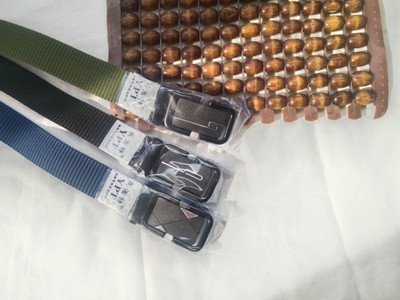 kiaaz Men Casual, Party, Formal Black, Blue, Green Nylon Belt