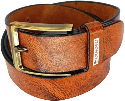 NUKAICHAU Boys & Girls Formal, Casual, Evening, Party Brown Genuine Leather Belt