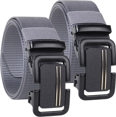 Roadster Men Formal, Casual, Evening, Party Grey Nylon Belt