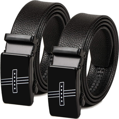 PROVOGUE Men Casual Black Synthetic Belt