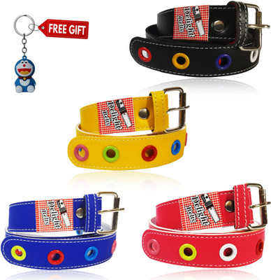 Gladsome Boys & Girls Casual Black, Blue, Yellow, Pink Artificial Leather Belt