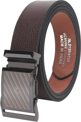 LOOPA Men Formal, Casual, Evening, Party Brown Genuine Leather Belt