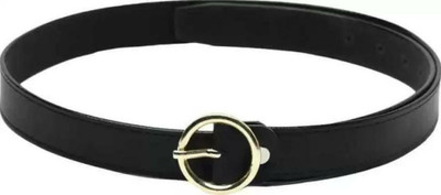 LeatherWeb Girls Casual, Formal, Party Silver Artificial Leather Belt