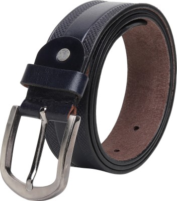 SAQAFY Men Casual, Evening, Formal, Party Blue Genuine Leather Belt