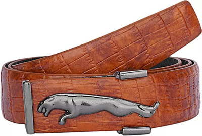 Icongadget Men Casual, Formal, Evening, Party Tan Synthetic Belt