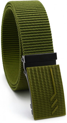 BoomSlang Men Casual, Formal Green Nylon Belt