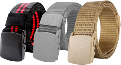 Fabme Women Multicolor Canvas Belt