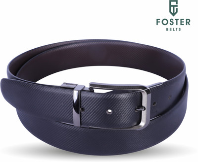 Fosterr Men & Women Formal, Casual, Evening Multicolor, Black, Brown Genuine Leather Reversible Belt