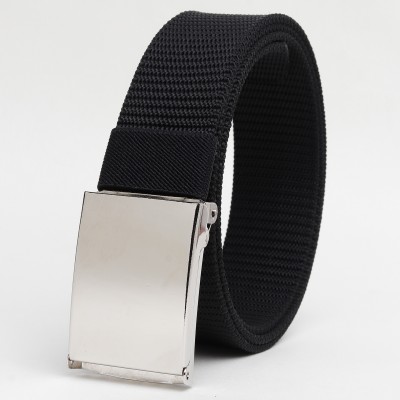 Winsome Deal Men Casual Black Canvas Belt