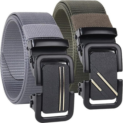 TPM Men Casual, Evening, Formal, Party Multicolor Nylon Belt