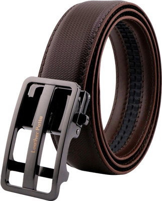 Leather Patta Men Formal Brown Genuine Leather Belt