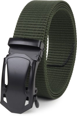 house of common Men Casual, Formal Green Nylon Belt