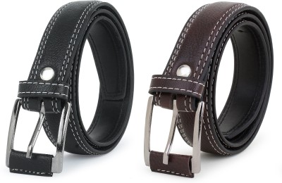 ZACHARIAS Boys Casual, Formal, Party Black, Brown Synthetic Belt