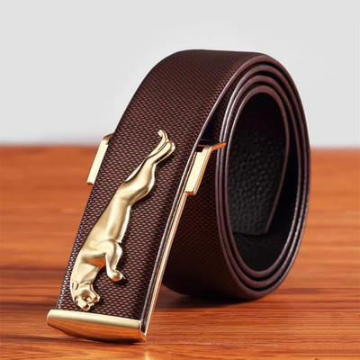 BAYEMA Men Casual, Formal Black, Gold Synthetic Belt