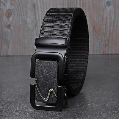 PROVOGUE Men Casual Black Nylon Belt