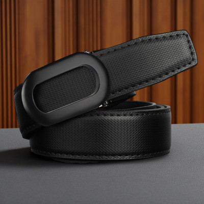 KILLER Men Formal, Casual, Evening, Party Black Artificial Leather Reversible Belt