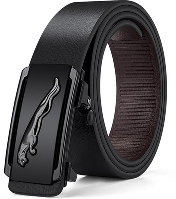 HOBOKEN Men Formal, Casual Black Synthetic Belt