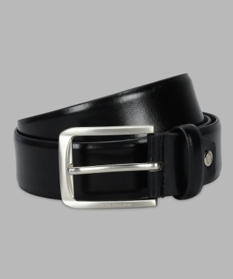 PETER ENGLAND Men Black Genuine Leather Belt